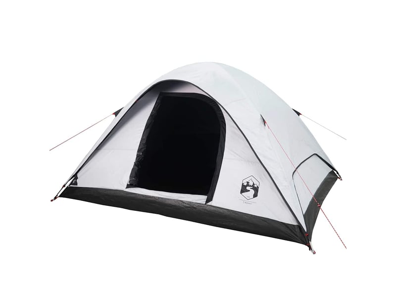  Tente de camping, tente familiale à dôme 6 personnes tissu occultant imperméable shl60512  - Conforama E