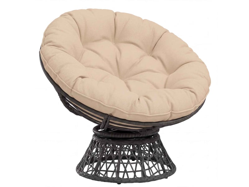  Coussin de chaise suspendue, coussin d'assise vianen 100 % polyester crème cf54275  - Conforama C