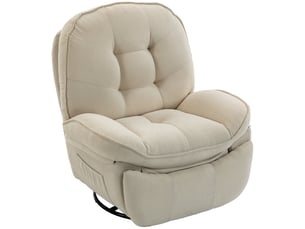 Fauteuil relax électrique  RAELUNYI Cuir / Tissu noir
