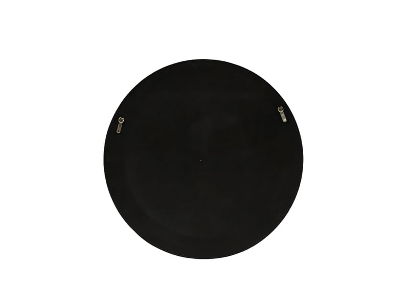  Miroir en mdf de 90 de diamètre laqué couleur taupe brillant  - Conforama E