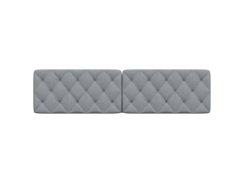  Coussin de tête de lit gris clair 200 cm tissu cf55944  - Conforama D