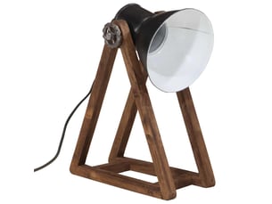 Lampe de bureau 25 w noir 30x17x40 cm e27