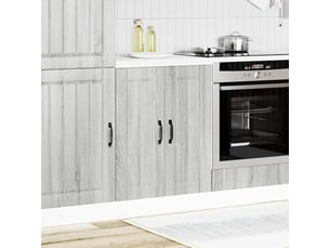 Meuble de cuisine, meuble de base de lavabo sonoma gris bois d'ingénierie shl2930