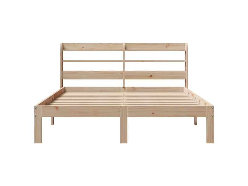  Lit double- lit adulte -  cadre de lit avec tête de lit sans matelas 150x200 cm  - Conforama C