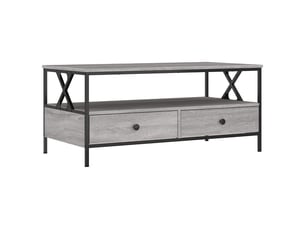Table basse rectangulaire coloris gris