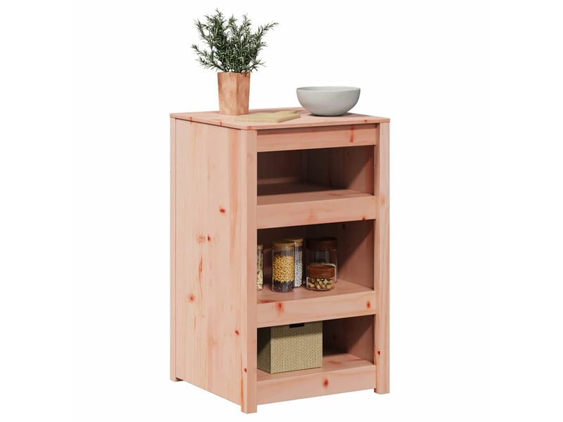 Meuble de rangement, armoire de cuisine meppel chêne brun 55x55x92cm pin massif shl9670 - Conforama C