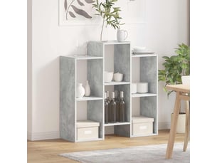 Buffet - bahut - meuble de rangement gris béton 90 x 30 x 90 cm