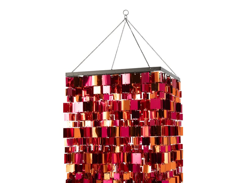  Abat-jour suspension sequins dagmar 180cm rose  - Conforama C