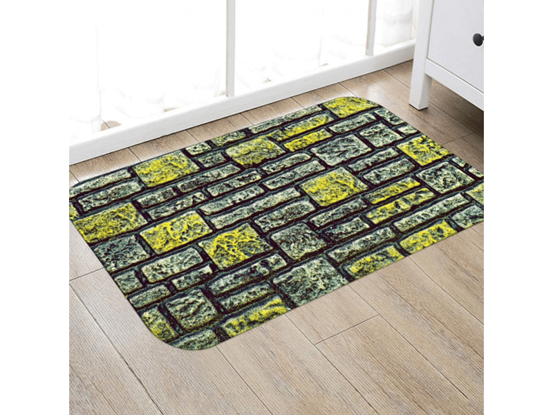 Tapis de sol antidérapant pour la maison, paillasson, tapis de cuisine, salon, chambre à coucher, décoration (40 x 60 cm) - comfortxl - Conforama A
