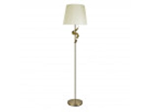 Lampadaire fabrilamp baeza e27 coloris cuir 162 x 38 x 38 cm