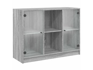 Buffet - bahut - meuble de rangement sonoma gris 102x37x75,5 cm bois d'ingénierie