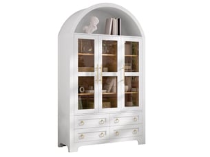Buffet 3 porte(s) 4 tiroir(s) <strong>MODFU</strong> <strong></strong> - 110 cm coloris blanc