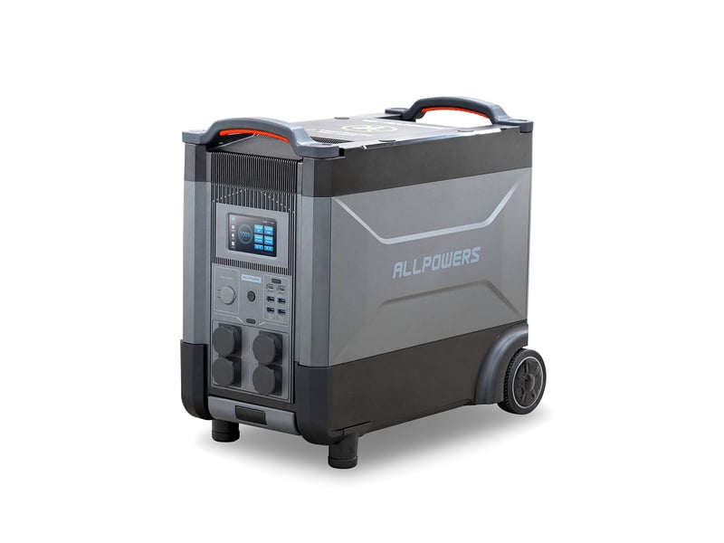  Station électrique portable r4000 v2 2880wh 4000w, batterie lifepo4, solaire mppt 2000w, ups, wifi  - Conforama A