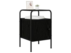 Table de chevet - cabinet de chevet - table de nuit 2 pc chêne noir 35 x 36,5 x 56 cm
