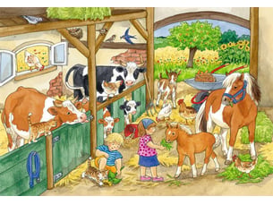 2 x 24 pcs le bonheur à la ferme