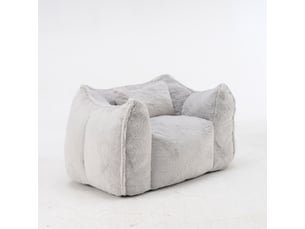 Pouf / repose pied <strong>SANS MARQUE</strong> <strong></strong> gris