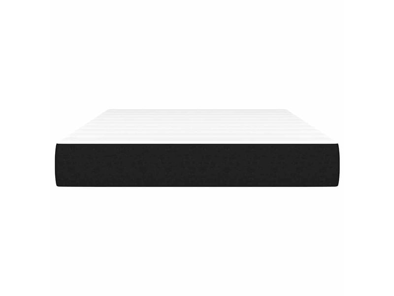 Matelas de lit à ressorts ensachés fermeté moyenne noir 120x200x20 cm tissu  - Conforama C