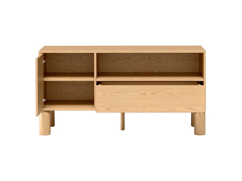  Selsey sanden - meuble tv - 120 cm - chêne bookmatch Sanden - Conforama D