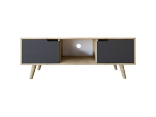 Meuble tv coloris gris 140 cm HANAH HOME  
