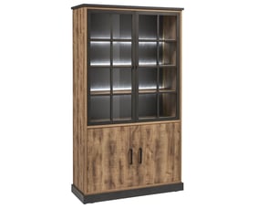 Vitrine coloris marron 4 étagère(s) <strong>ALTOBUY</strong> <strong>URBAL</strong> - 120 cmx211 cm