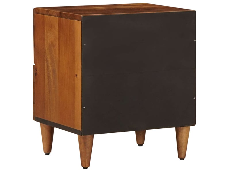  Table de chevet avec tiroir 2 pièces marron 40 x 33 x 46 cm  - Conforama E