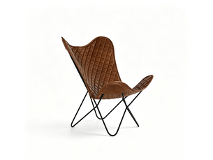Chaise de salle à manger dkd home decor marron 76 x 75 x 91 cm métal cuir vintage