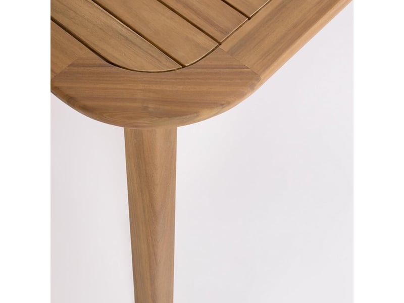  Table extensible en bois d'acacia 160-210x100 danubio  - Conforama D