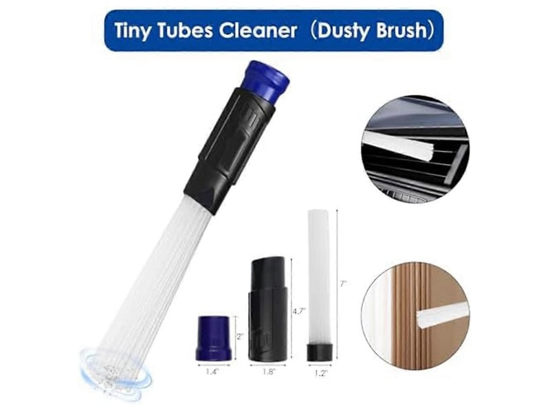  Universal 1 14 inch vacuum attachments kit for accessories with vacuum brush attachments,flexible crevice tool  - Conforama E