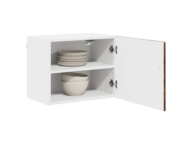  Meuble mural de cuisine | armoire de cuisine 2 pcs bois ancien shl3105  - Conforama C