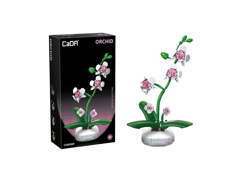  Jeu de construction diy plante d interieur tournesol ou orchidée 8 ans et plus A2604342 - Conforama B
