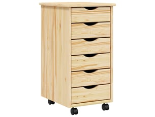 Caisson roulant de bureau avec tiroirs moss 34 x 39 x 65,5 cm