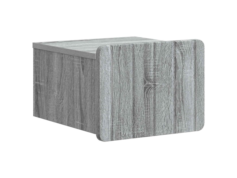  Table de chevet - cabinet de chevet - table de nuit mural sonoma gris 33 x 34,5 x 24 cm  - Conforama A