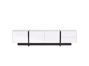 Meuble tv coloris bicolore 190 cm   