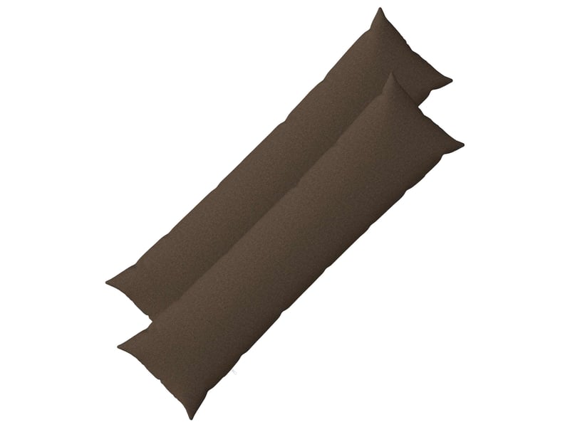  Lot de 2 coussins avec oreiller, coussins décoratifs heerlen taupe tissu cf50329  - Conforama B