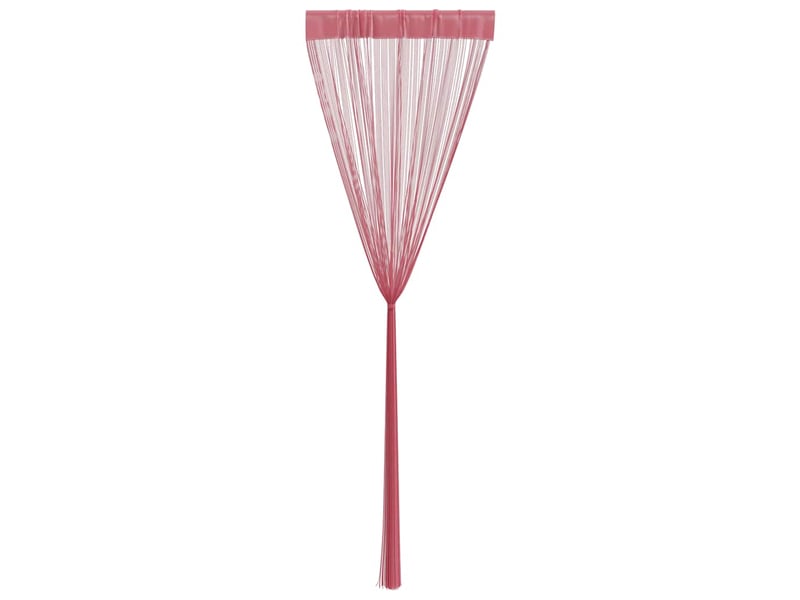  Lot de 2 rideaux en fils, rideau de porte 140 x 250 cm rose cf43850  - Conforama E