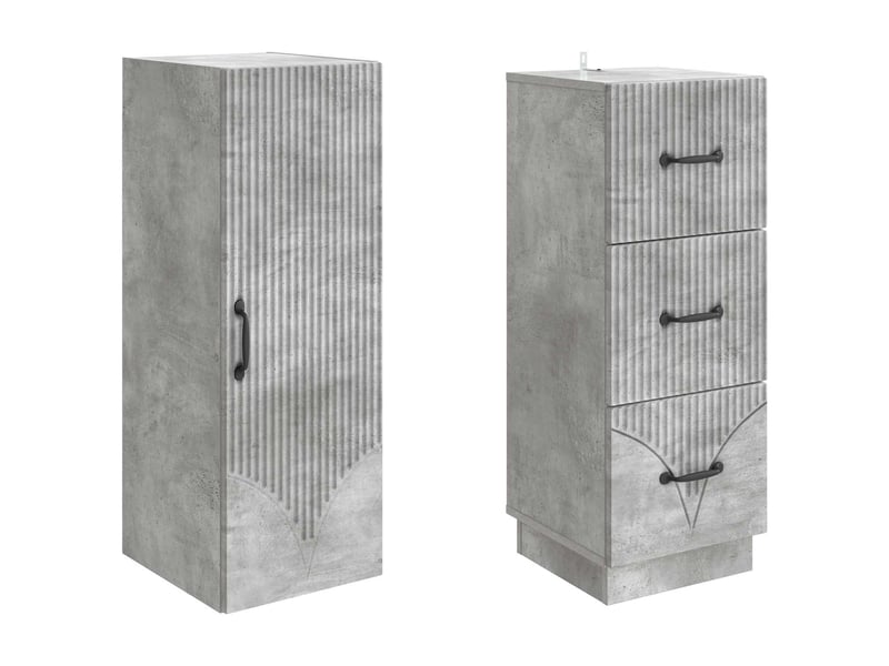  Ensemble de meubles 2 pcs, rangement de salon 33 x 34,5 x 87 cm bois d'ingénierie shl9390  - Conforama D