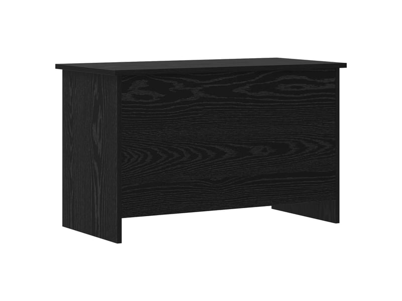  Coffre de rangement avec stockage chêne noir 80x40x50 cm  - Conforama A