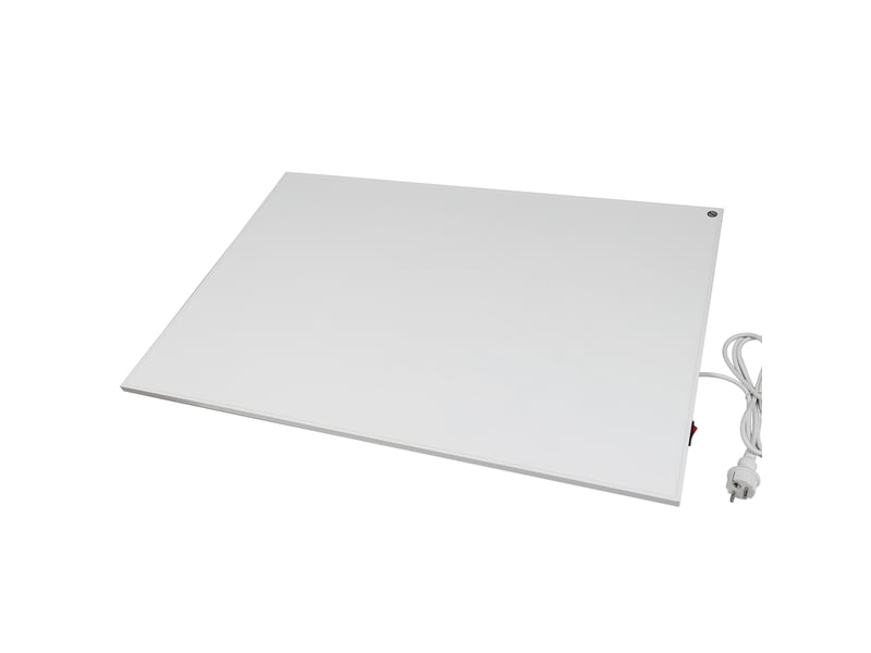  Panneau chauffant infrarouge au graphène blanc, 120,3 × 30,3 cm, ip54, protection anti-surchauffe  - Conforama B