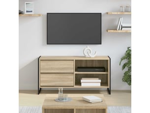 Meuble tv coloris marron 100 cm <strong></strong>  <strong></strong>