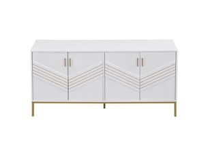 Buffet 4 porte(s) 0 tiroir(s) BGSRYAO - 160 cm coloris blanc