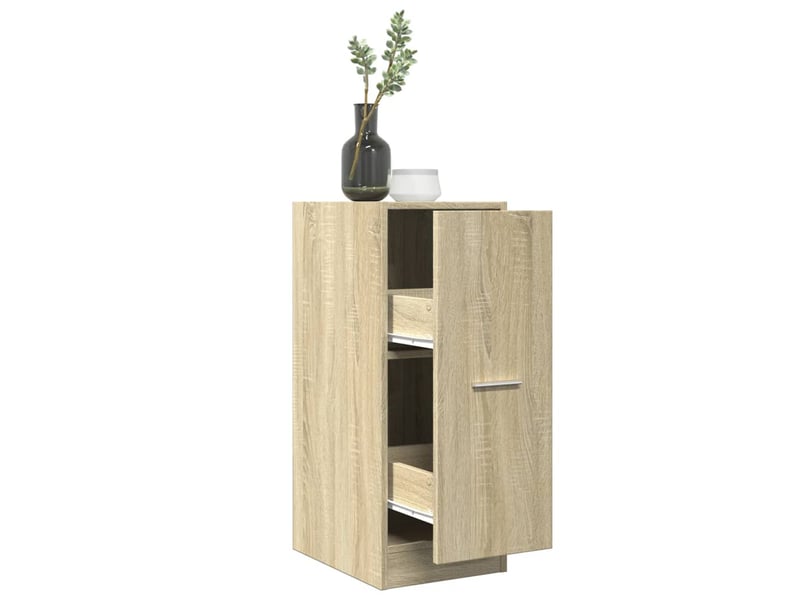  Meuble de rangement, armoire d'apothicaire chêne sonoma 30x41x77,5cm bois ingénierie  - Conforama B