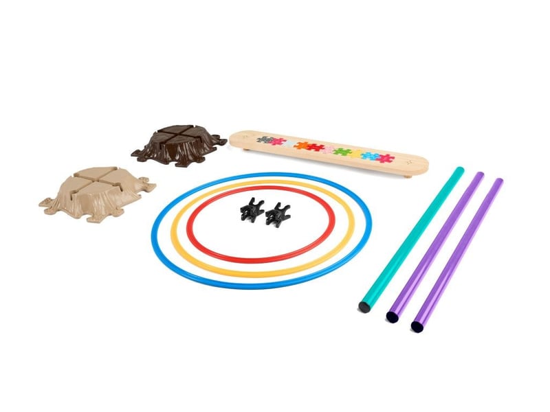  Parcours d'obstacles muffik petit modèle - 21 pièces, multicolore MFK-095-1 - Conforama D