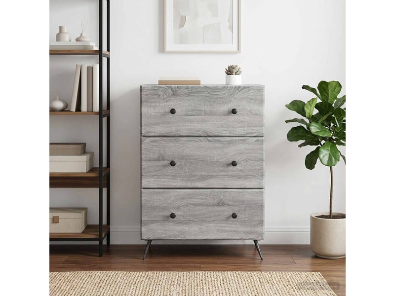  Armoire de rangement bureau, armoire à tiroirs 66 x 34,5 x 90 cm bois d'ingénierie shl4384  - Conforama D