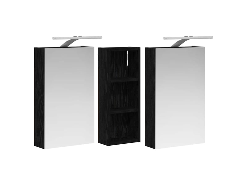  Ensemble de meubles de salle de bain 3 pcs 80x10.5x50 cm shl574  - Conforama E