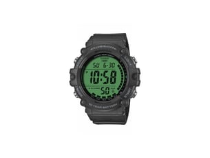 Montre sport digitale casio ae-1500whc-1avef noire avec éclairage led et bracelet résine
