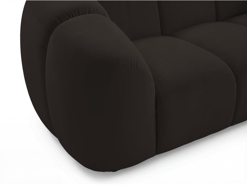  Selsey millma - canapé - 180 cm - velours marron Millma - Conforama E