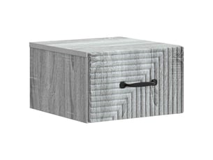 Table de chevet - cabinet de chevet - table de nuit mural sonoma gris 34,5 x 33 x 20 cm