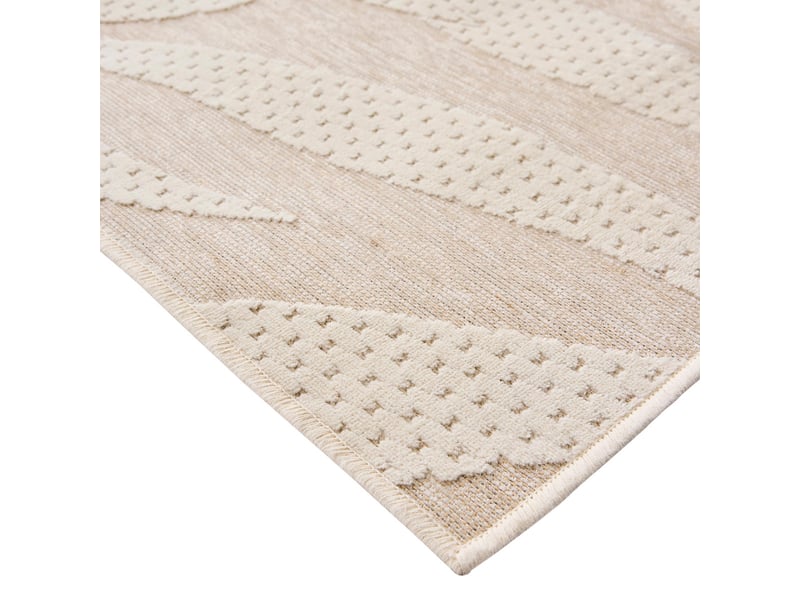  Tapis déco relief cancun 140x200cm naturel  - Conforama B