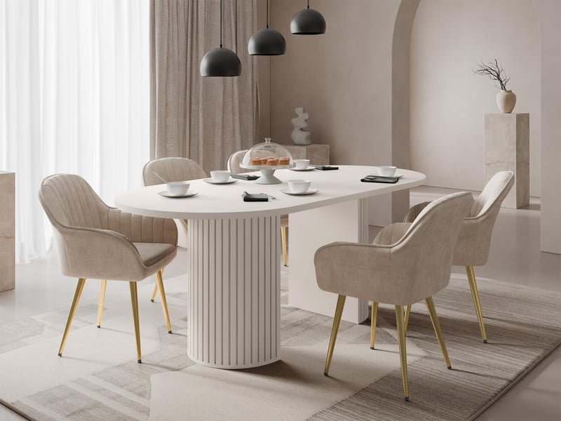 Table comfivo ulma, stratifié, stratifié, 75x90x185cm - Conforama C