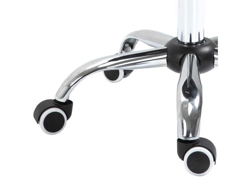  Tabouret selle pivotant rembourré réglable en hauteur, noir, pour beauté et bureau  - Conforama E